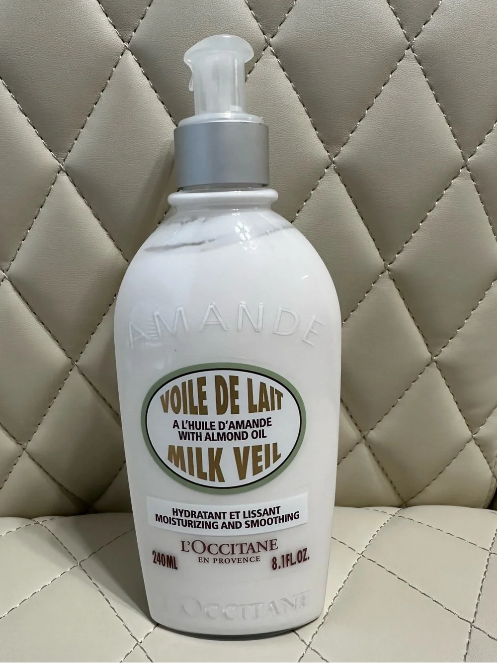 L'Occitane Voile de Lait Désaltérant Amande ALMOND MILK VEIL 8.1 oz